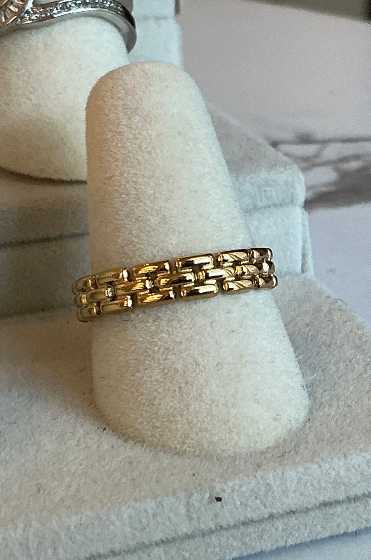 Brick Gold Ring