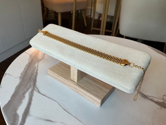 Gold Mesh Bracelet