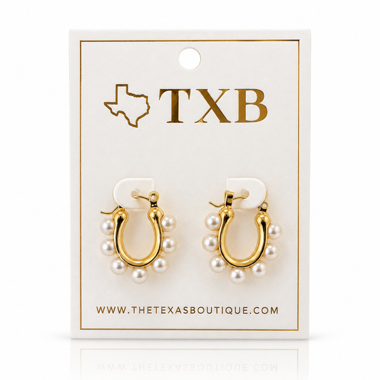 Pearl Hoops