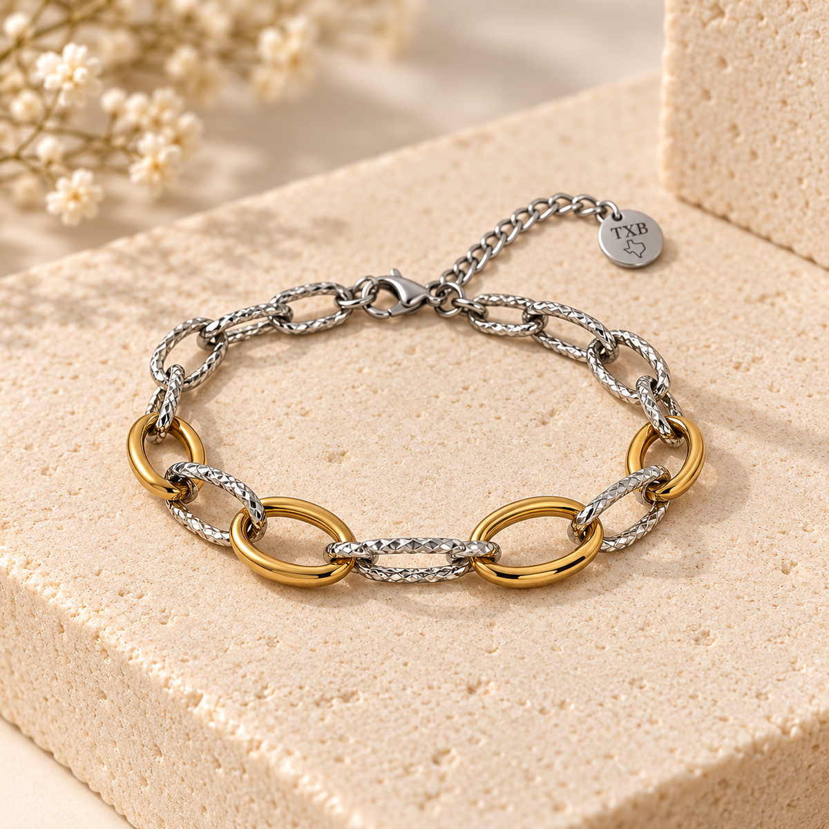 Gold & Silver Link bracelet