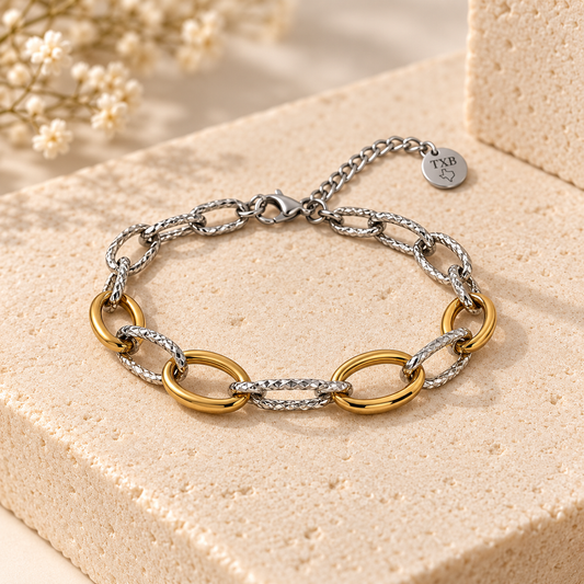 Gold & Silver Link bracelet