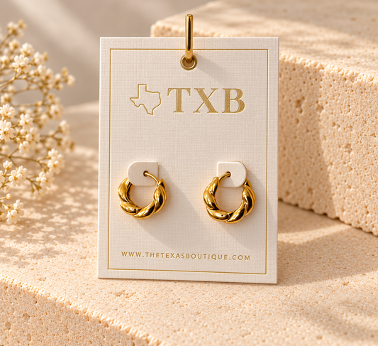 Mini Twist Hoops