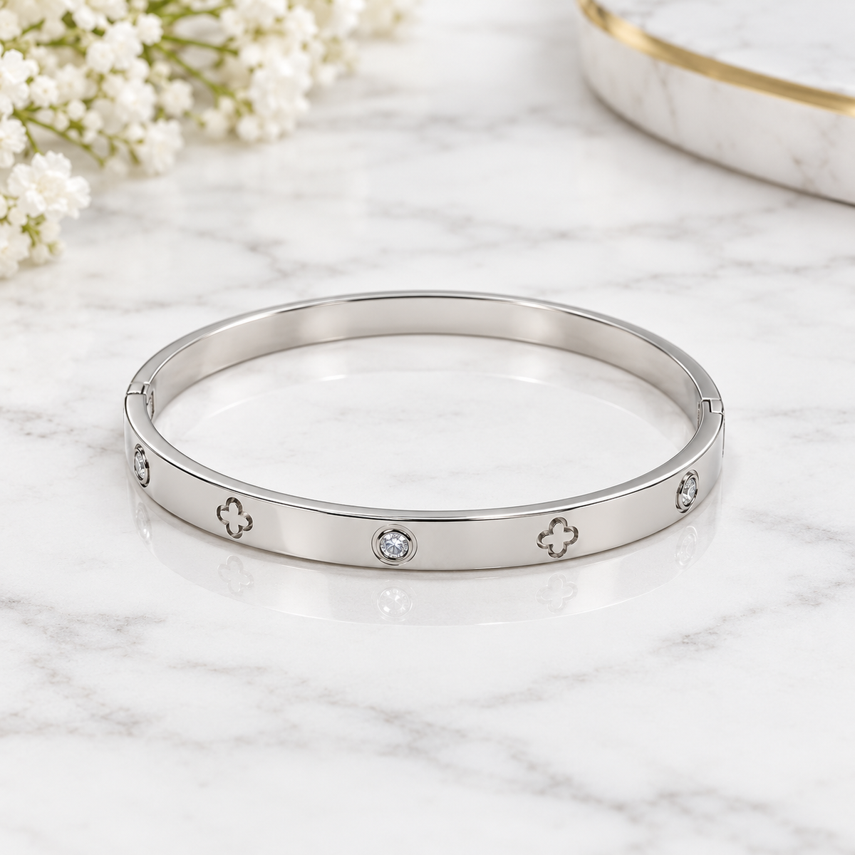Silver Faith Cuff