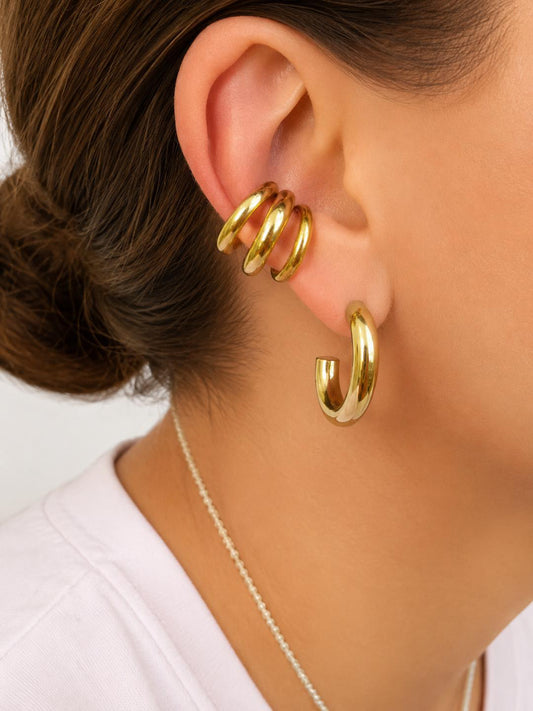 Triple Hoop Ear Cuff
