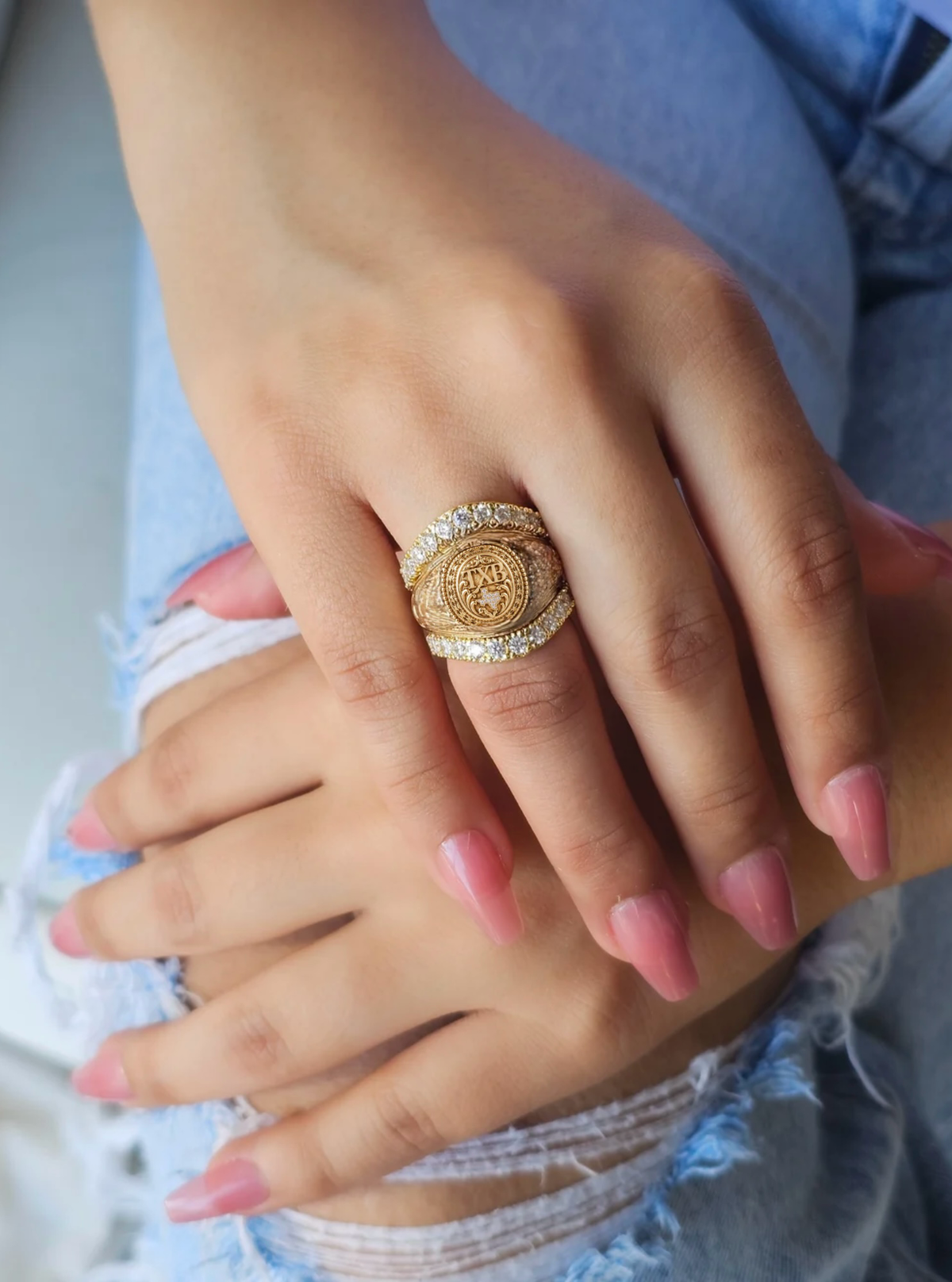 3mm All White Ring Bands (set of 2)
