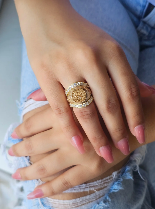 3mm All White Ring Bands (set of 2)
