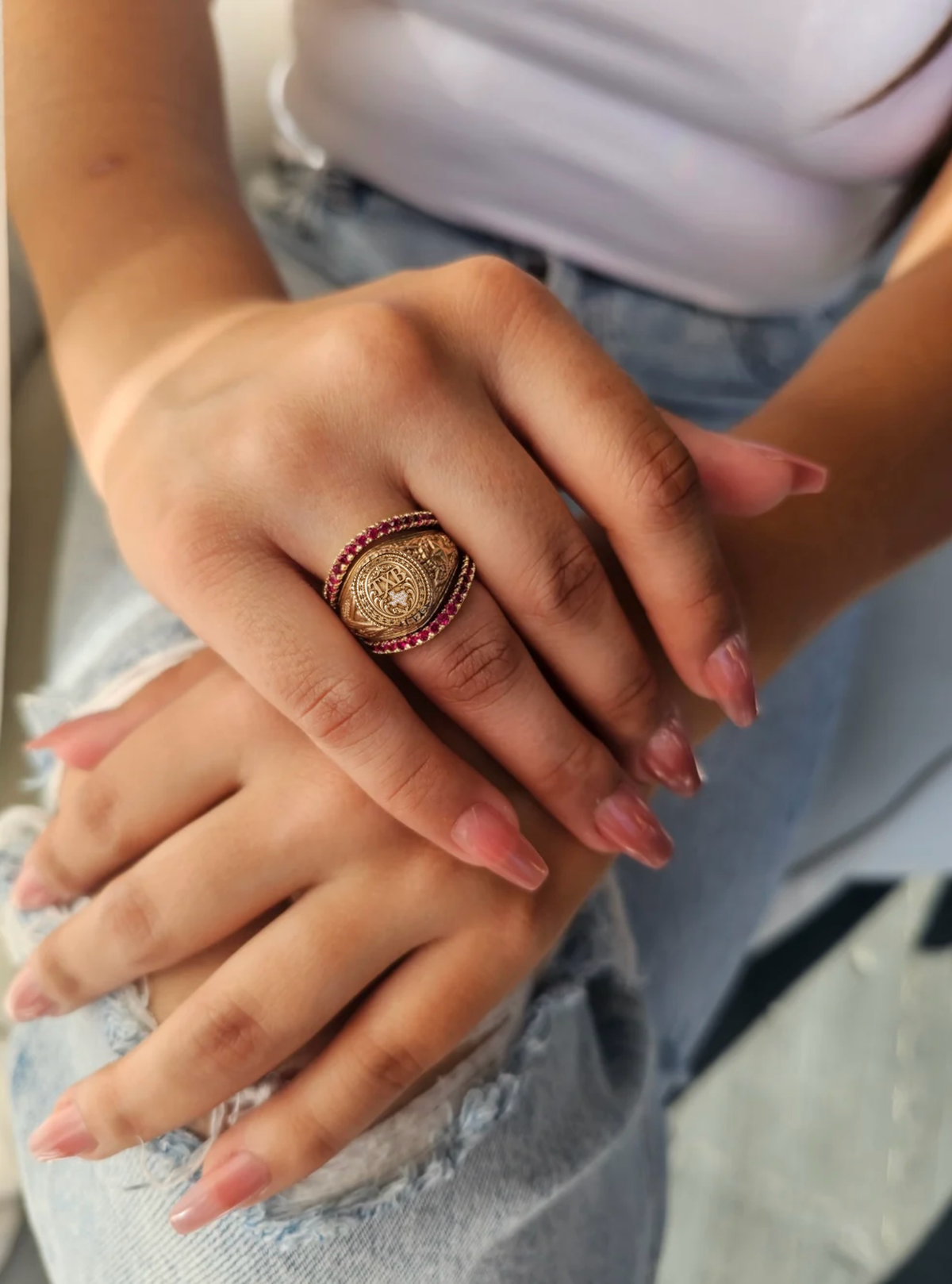 2mm All Maroon Ring Bands (set of 2)