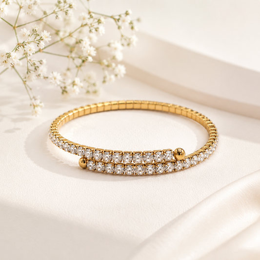 Dainty Diamond Tennis Bangle