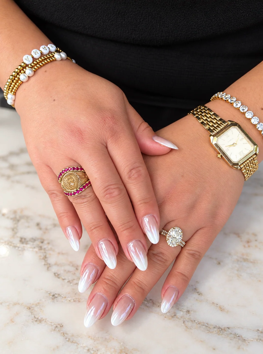3mm All Maroon Ring Bands (set of 2)